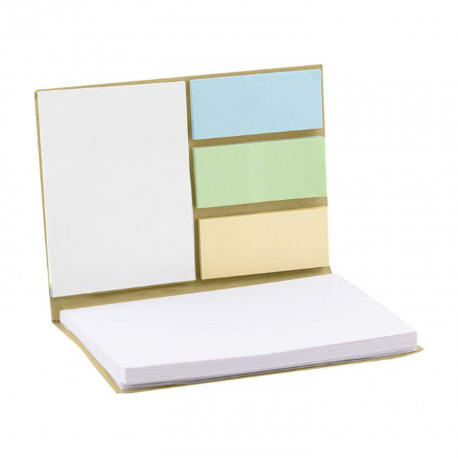 BLOC-MEMOS PERSONNALISE EN BIODECHETS 'BEFRUIT' - naturel