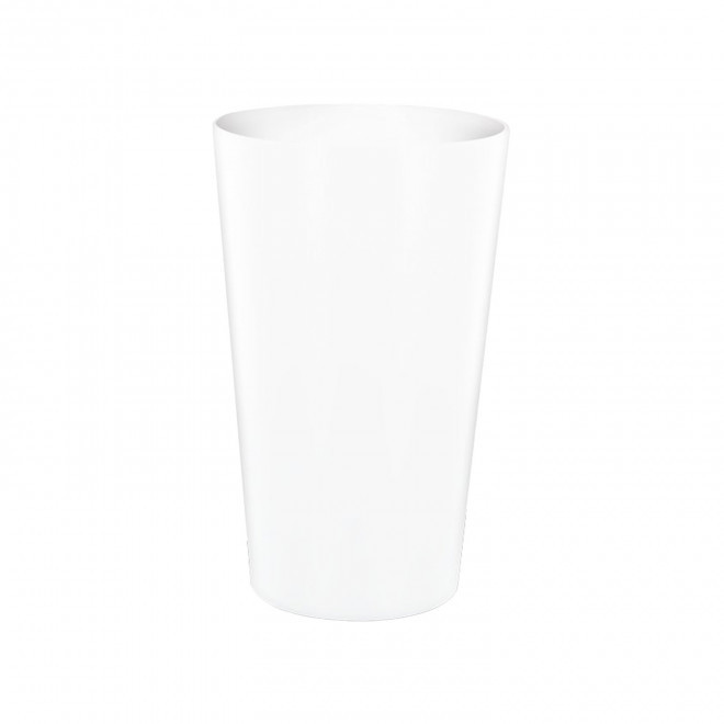GOBELET MIF RÉUTILISABLE 39 CL PERSONNALISABLE 'CUPY' - blanc opaque