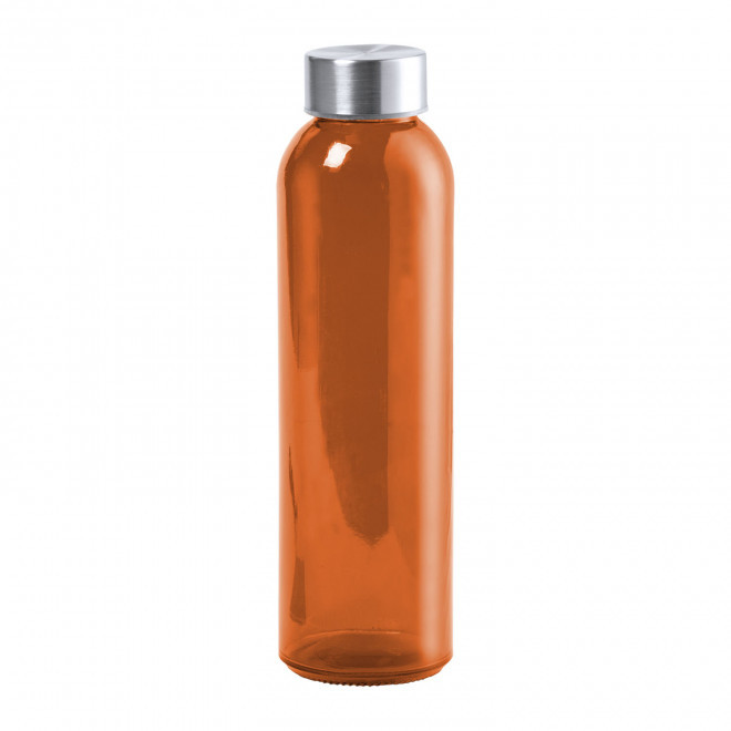 BOUTEILLE EN VERRE PERSONNALISABLE 'BOCA GLASS COLOR' - orange