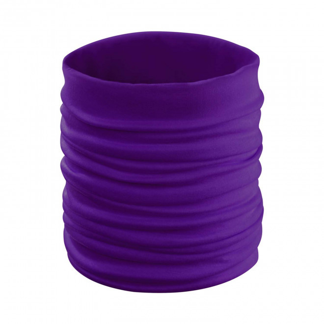FOULARD TUBE MULTIFONCTION PERSONNALISABLE 'MADY' - violet
