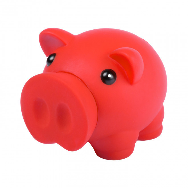 TIRELIRE PERSONNALISABLE 'GROWY' - rouge