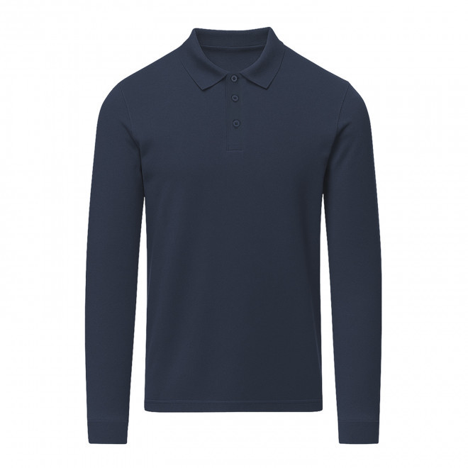 POLO MIXTE COULEUR PERSONNALISABLE 'CHARLOT' - bleu marine