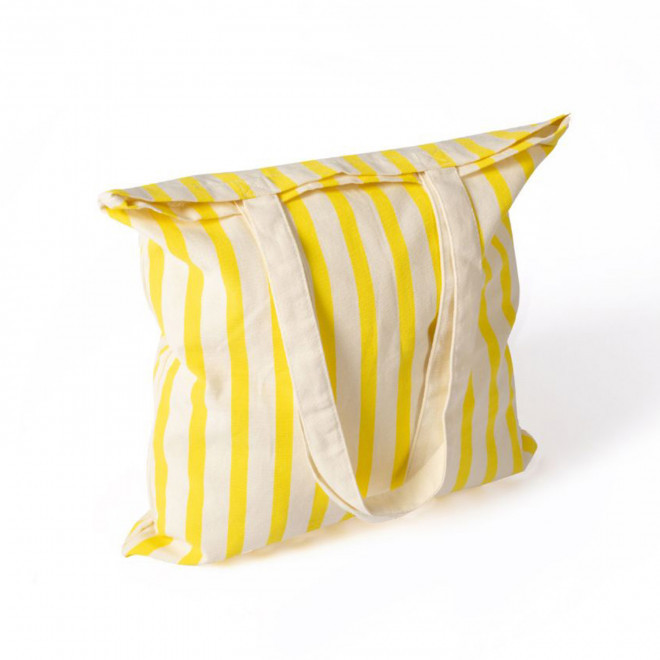 SAC COTON RECYCLE RAYE PERSONNALISABLE 'CALLI' - jaune