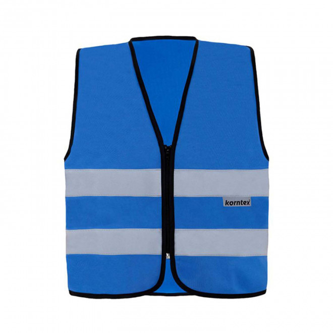 GILET SECURITE PERSONNALISE 'ARMILLA ZIPPE' - bleu