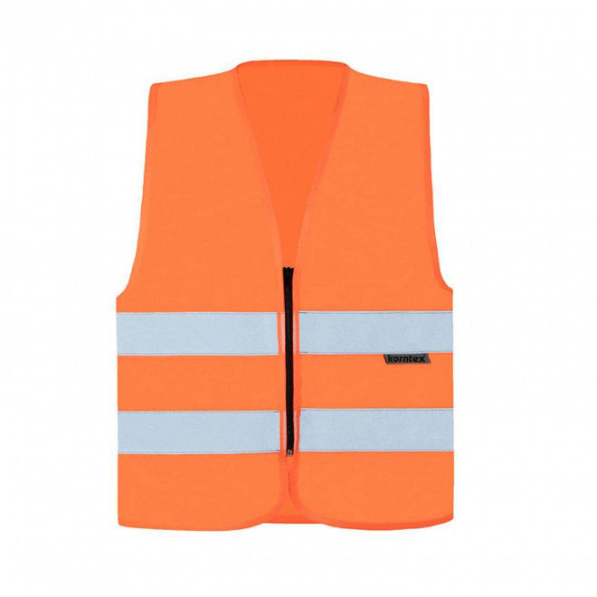 GILET SECURITE PERSONNALISE 'ARMILLA ZIPPE' - orange