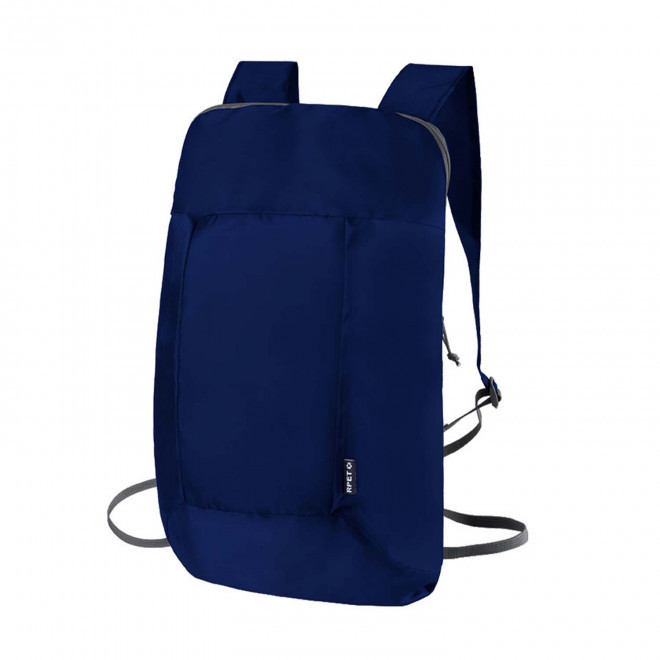 SAC A DOS PLIABLE PERSONNALISABLE 'SIGNI RPET' - bleu marine