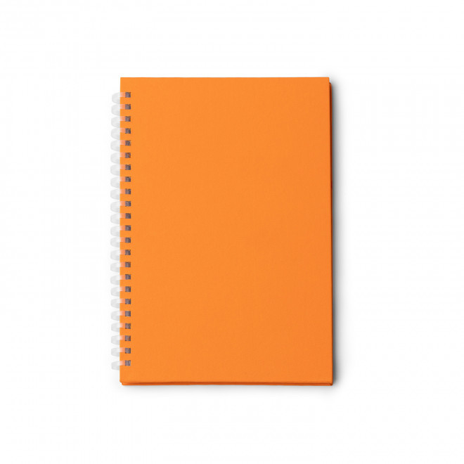 CARNET SPIRALE PERSONNALISABLE 'MISTREL' - orange
