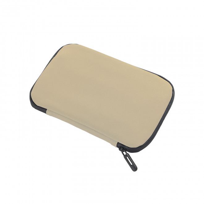 TROUSSE ORGANISATRICE PERSONNALISABLE EN PU 'OLYMPOS' - écru