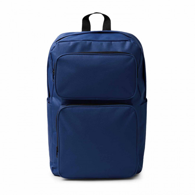 SAC A DOS RPET 600D PERSONNALISABLE 'CARLY' - bleu marine