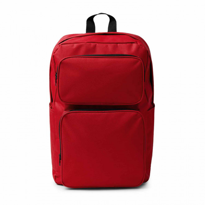 SAC A DOS RPET 600D PERSONNALISABLE 'CARLY' - rouge