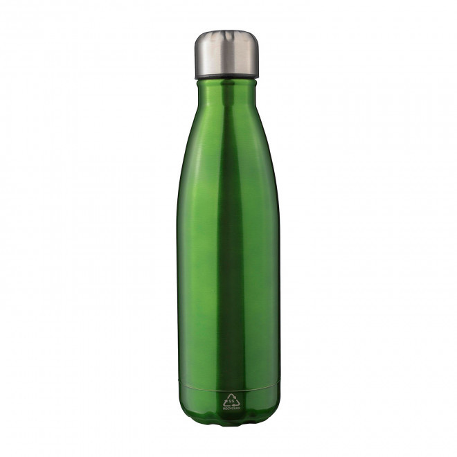 BOUTEILLE ISOTHERME 500ML PERSONNALISABLE 'MATERA RECYCLE' - vert