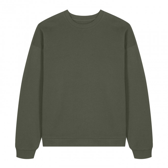 SWEAT SHIRT MIXTE OVERSIZE PERSONNALISE 'RADDER 2.0' - vert kaki