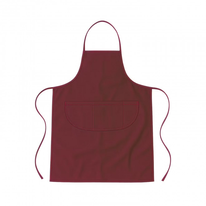 TABLIER LONG PERSONNALISABLE 'ITATAB LONG' - bordeaux