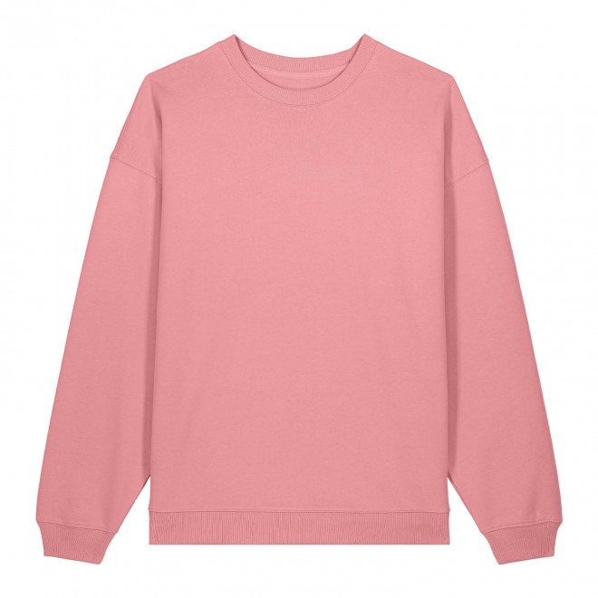 SWEAT SHIRT MIXTE OVERSIZE PERSONNALISE 'RADDER 2.0' - rose