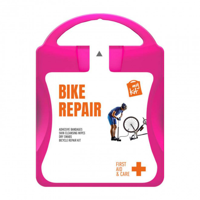 KIT DE REPARATION VELO PERSONNALISABLE 'HERSTO' - magenta