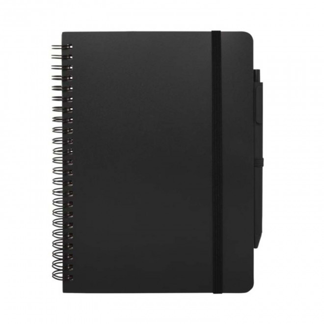 CARNET A5 PERSONNALISE AVEC STYLO ' BIG SEA'  - noir