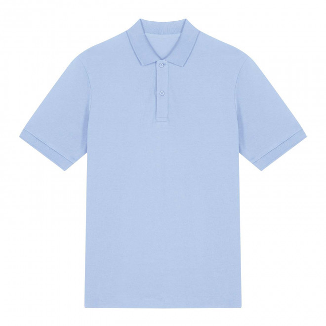 POLO MIXTE COULEUR PERSONNALISE 'PREPSTER 2.0' - bleu ciel