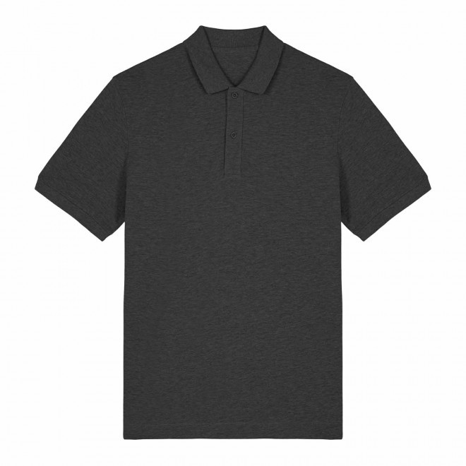 POLO MIXTE COULEUR PERSONNALISE 'PREPSTER 2.0' - gris foncé chiné