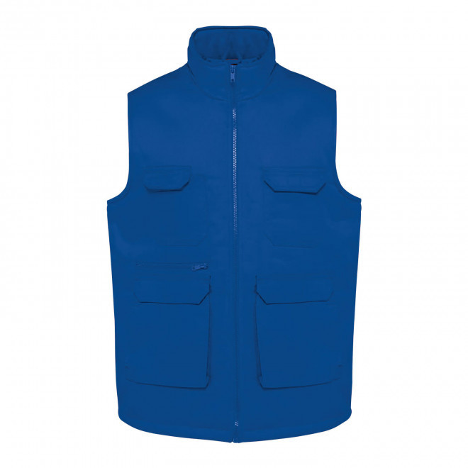 GILET MULTIPOCHES MIXTE PERSONNALISE 'HARDICA' - bleu royal