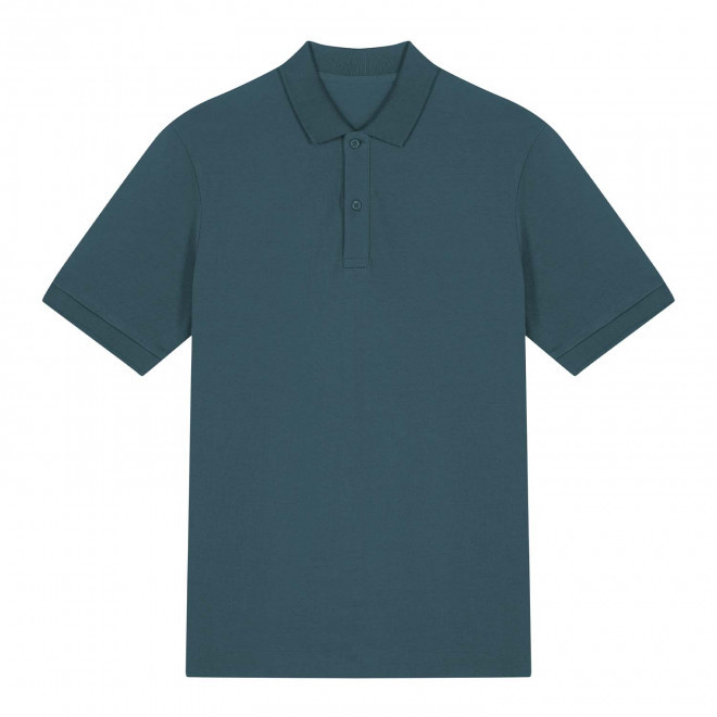 POLO MIXTE COULEUR PERSONNALISE 'PREPSTER 2.0' - bleu canard