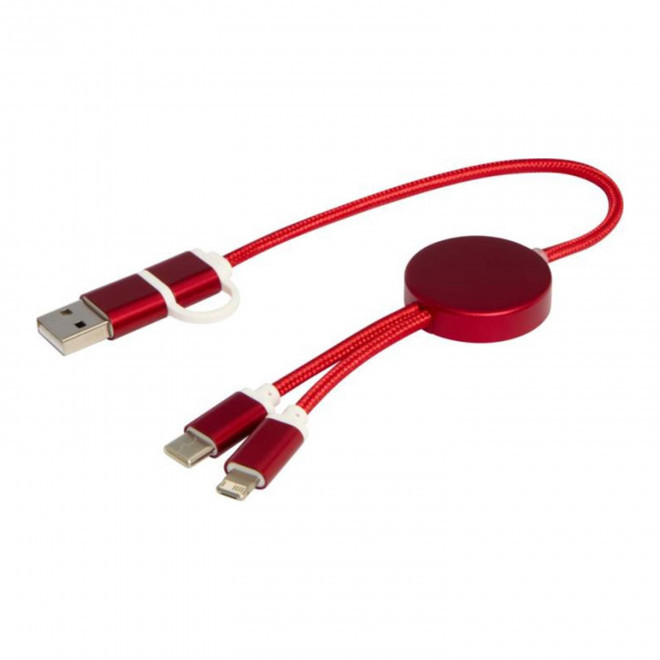 RAPIDE 4J - CABLE PERSONNALISE 'ONTARIA COURT ALU RCS' - rouge