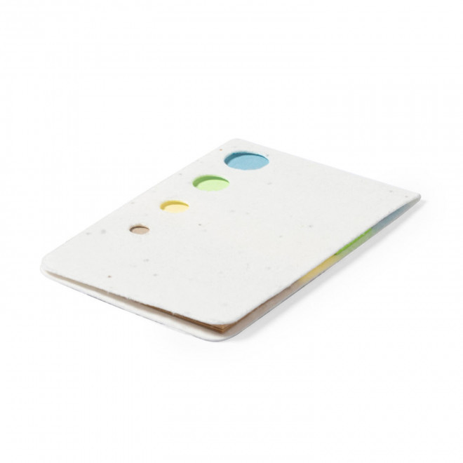 BLOC-MEMOS PUBLICITAIRE 'MEMOSEED' - blanc