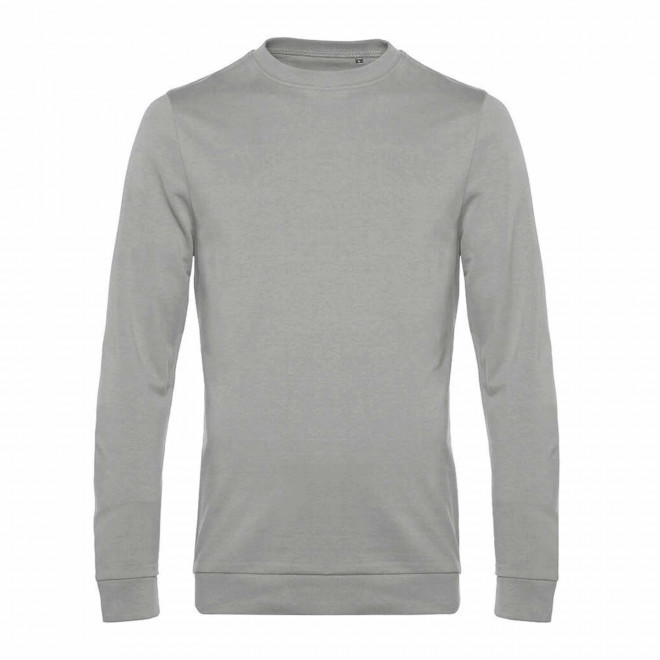 SWEAT COL ROND HOMME PERSONNALISABLE 'TERRY' - gris