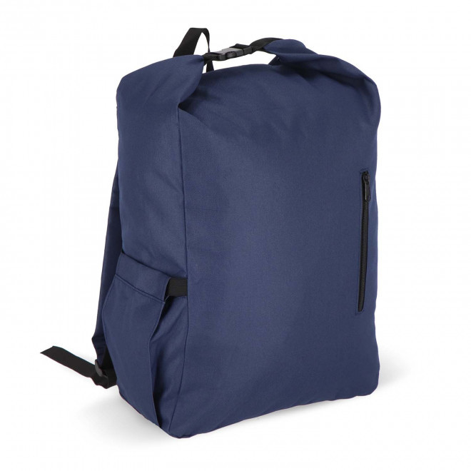 SAC A DOS BOUCLE RPET PERSONNALISABLE 'MIKUS' - bleu marine