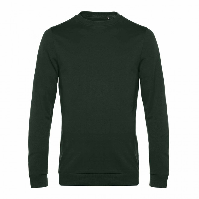 SWEAT COL ROND HOMME PERSONNALISABLE 'TERRY' - vert
