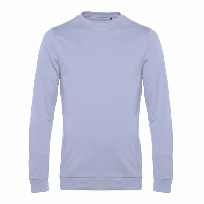 SWEAT COL ROND HOMME PERSONNALISABLE 'TERRY' - lavande