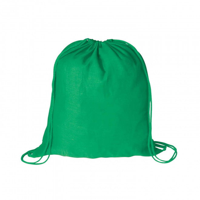 SAC A DOS CORDE COTON PERSONNALISABLE 'RHIDA COULEUR' - vert