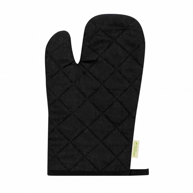 MANIQUE DE CUISINE PERSONNALISABLE 'MANIC COTON BIO' - noir