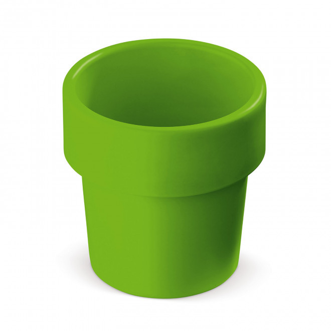 MUG EN PLASTIQUE EMPILABLE PERSONNALISABLE 240ML 'MARIO' - vert