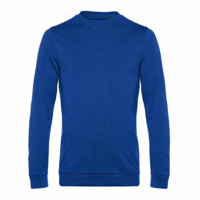 SWEAT COL ROND HOMME PERSONNALISABLE 'TERRY' - bleu royal