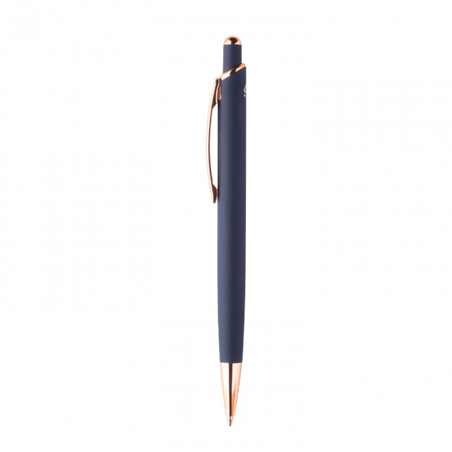 STYLO PERSONNALISABLE EN ALUMINIUM RECYCLE 'QUEEN' - bleu