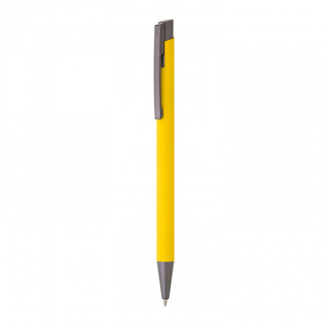 STYLO EN ALUMINIUM FIN PERSONNALISE 'MELEIS' - jaune
