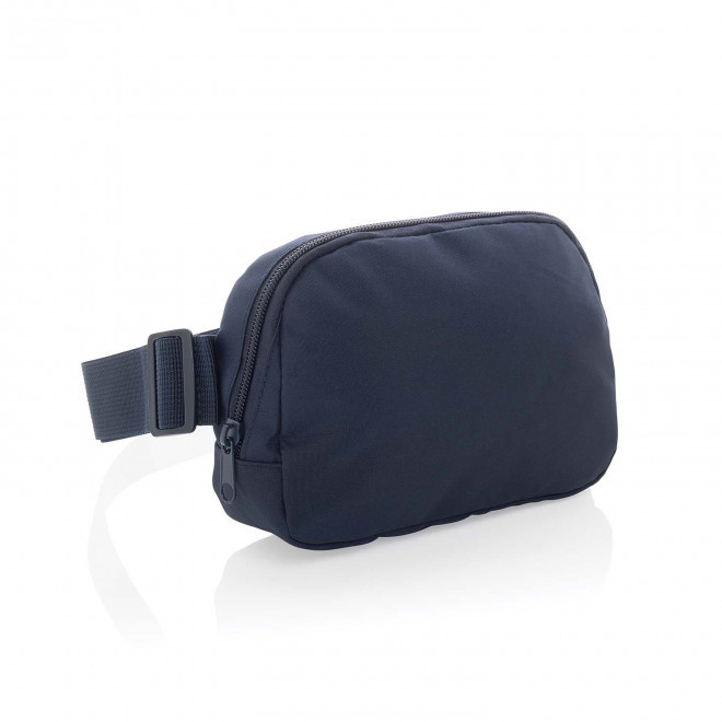 SAC BANANE CROSSBODY RPET PERSONNALISABLE 'PLATNO' - bleu marine