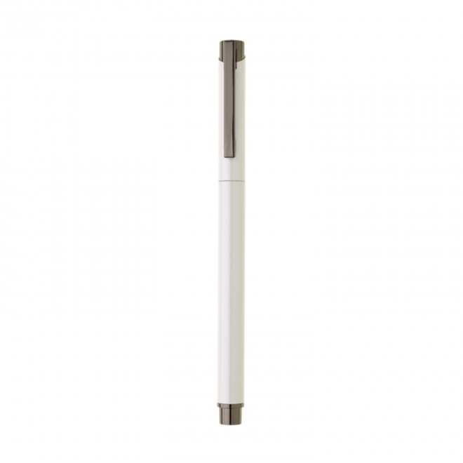 STYLO ROLLER PERSONNALISABLE EN ALU 'ALBI' - gris foncé