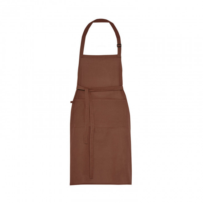 TABLIER LONG PERSONNALISABLE 'TIMEO 150' - marron