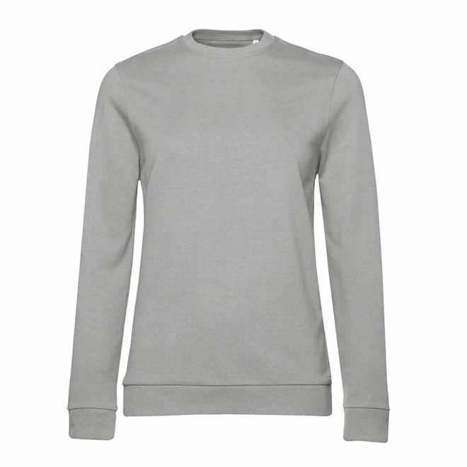 SWEAT COL ROND FEMME PERSONNALISABLE 'TERRY' - gris