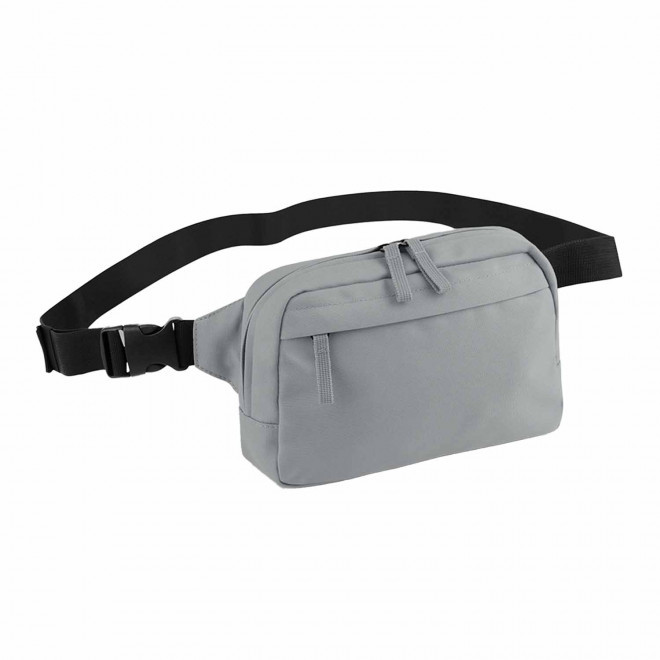 SAC BANANE CROSSBODY RPET PERSONNALISABLE 'CROSBO' - gris clair