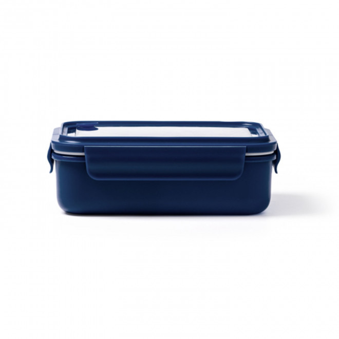 LUNCH BOX COMPARTIMENTE 1.3L PERSONNALISEE 'NOUZ' - bleu marine