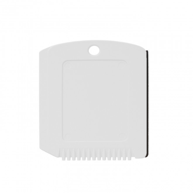 GRATTOIR PARE-BRISE PERSONNALISABLE 'ALPHA' - blanc