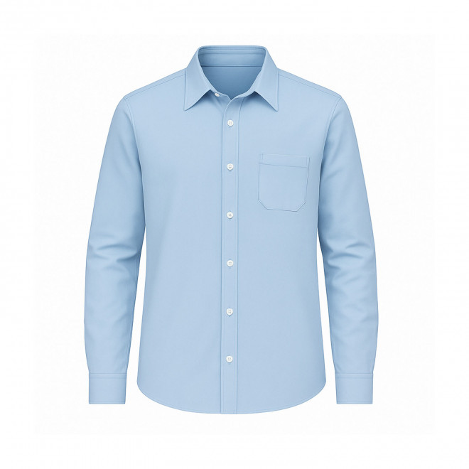 CHEMISE HOMME PERSONNALISABLE MADE IN FRANCE 'KANT' - bleu ciel