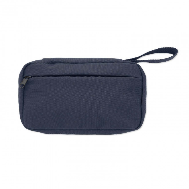TROUSSE DE TOILETTE EN PU PERSONNALISEE 'KIGO' - bleu marine