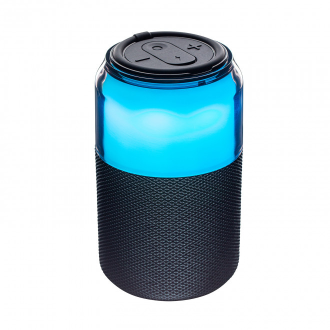 ENCEINTE LUMINEUSE 5W PERSONNALISABLE 'CALAR' - noir
