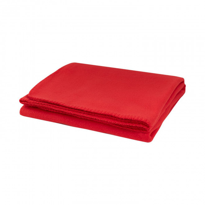 PLAID POLAIRE PERSONNALISABLE 'POMYA' 150GR/M2  - rouge