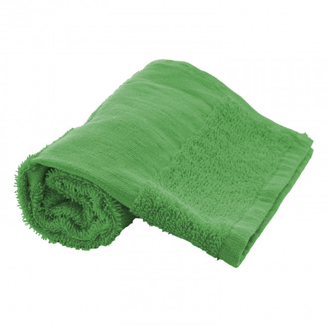SERVIETTE EPONGE PERSONNALISABLE 'LIBERON 30X50' - vert