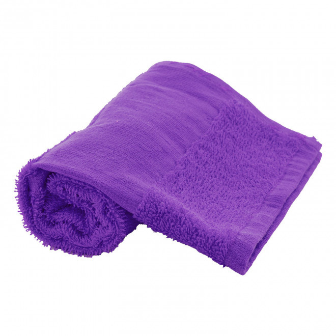 SERVIETTE EPONGE PERSONNALISABLE 'LIBERON 30X50' - violet