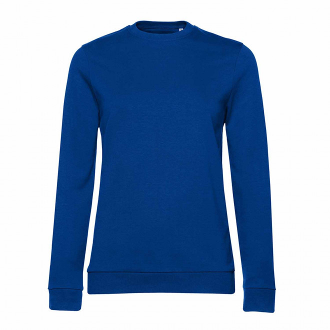 SWEAT COL ROND FEMME PERSONNALISABLE 'TERRY' - bleu royal